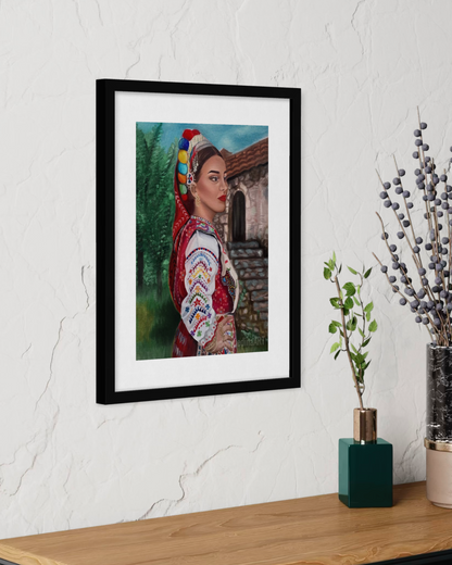 ‘Nuse nga Medvegja’ print