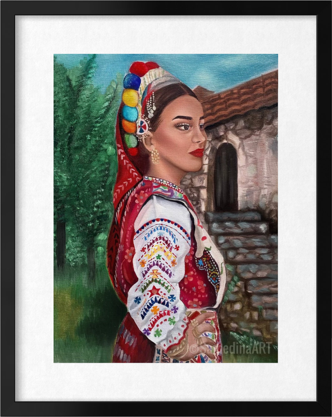 ‘Nuse nga Medvegja’ print