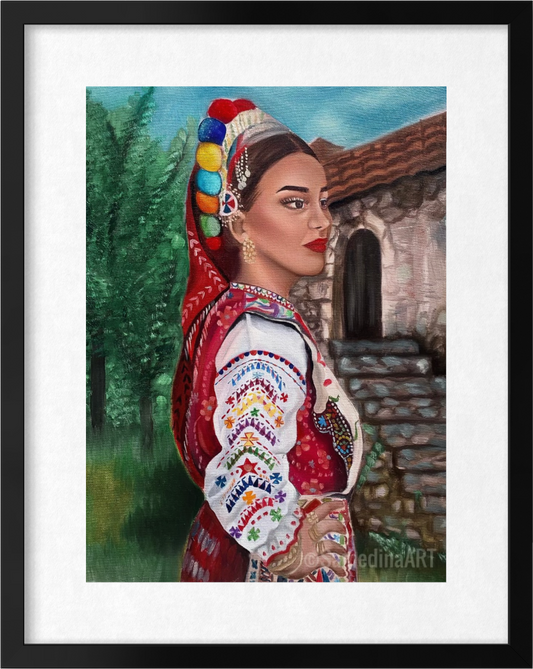 ‘Nuse nga Medvegja’ print