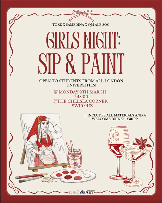 Toke.Collective: Girls Night Sip and Paint (Student only event)